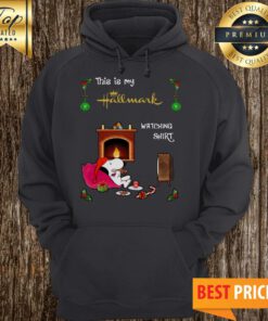 Snoopy This Is My Hallmark Christmas Movies Watching Hoodie