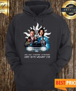 Supernatural Carry On My Wayward Son Hoodie