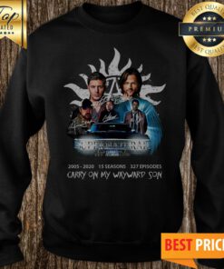 Supernatural Carry On My Wayward Son Sweatshirt