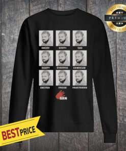 Expressions Of Arn Angry Happy Sad Sleepy Cheerful Confused Excited Proud Frustrated Sweatshirt