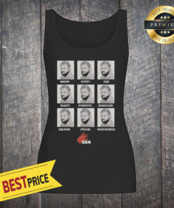 Expressions Of Arn Angry Happy Sad Sleepy Cheerful Confused Excited Proud Frustrated Tank Top