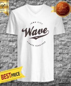 The Lowa Wave 2019 Lowa City Fights Together V-neck