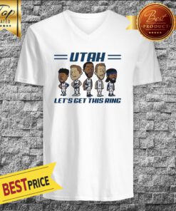 Utah Jazz Lets Get This Ring National Basketball Association V-neck