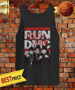 Vintage Black Run DMC King Of Rock Tank Top