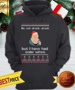Alison Steadman No Not Drunk Drunk But I Have Had Some Wines Ugly Christmas Hoodie