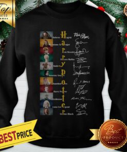 Harry Potter Rubeus Hagrid Hermione Granger Ron Weasley Signatures Sweatshirt