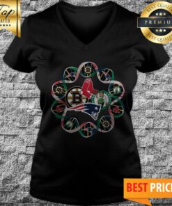 It’s In Patriots Sport Team Boston Bruins Celtics Red Sox My DNA V-neck