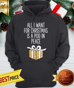 All I Want For Christmas Is A Poo In Peace Hoodie