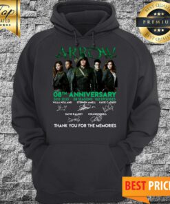 Arrow 08th Anniversary Thank You For The Memories Signature Hoodie