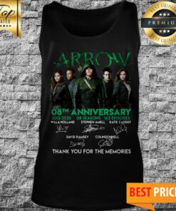 Arrow 08th Anniversary Thank You For The Memories Signature Tank Top