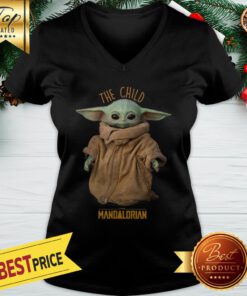 Baby Yoda The Mandalorian The Child Shirt Xmas 2020 V-neck