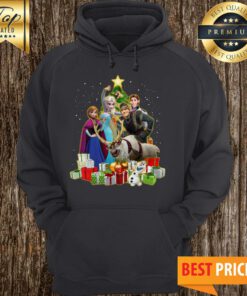Frozen Characters Christmas Tree Hoodie