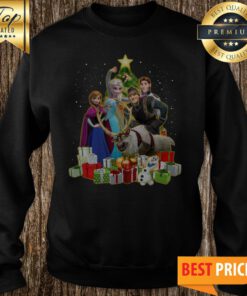 Frozen Characters Christmas Tree Sweatshirt