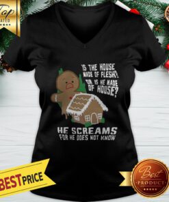 Gingerbread He Screams For He Does Not Know V-neck