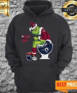 Grinch Santa Dallas Cowboys Toilet Hoodie