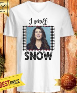 I Smell Snow Gilmore Girls Ugly Christmas V-neck