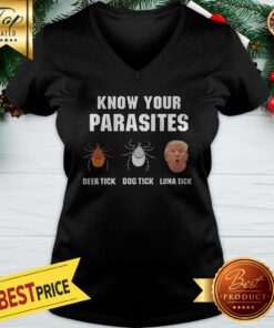 Know Your Parasites Anti Trump V-neck