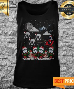 Merry Christmas Santan Tank Top