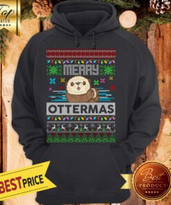 Merry Ottermas Crewneck Ornaments Hoodie