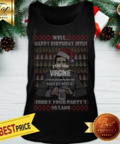 Michael Scott well happy birthday Jesus Christmas Tank Top