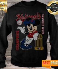Mickey Nationals Champions 2019 World Series Sweatshirt