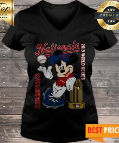Mickey Nationals Champions 2019 World Series V-neck