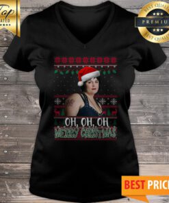 Nessa Jenkins Oh Oh Oh Merry Christmas V-neck