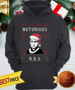 Notorious RBG Ugly Christmas Hoodie