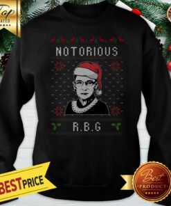 Notorious RBG Ugly Christmas Sweatshirt