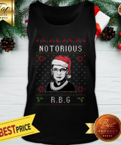 Notorious RBG Ugly Christmas Tank Top