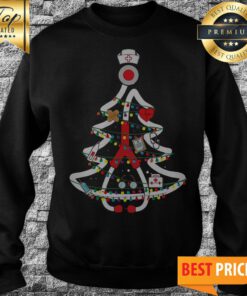 Nurse Tree Christmas Funny Classic Sweatshirt