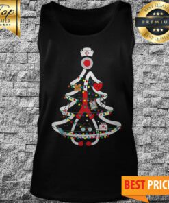 Nurse Tree Christmas Funny Classic Tank Top
