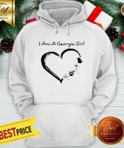 Official Am A Georgia Girl Heart Hoodie