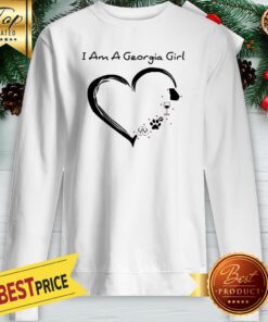 Official Am A Georgia Girl Heart Sweatshirt