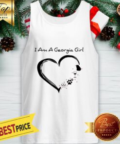 Official Am A Georgia Girl Heart Tank Top