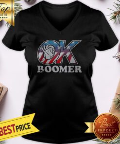Official American Ok Boomer V-neck