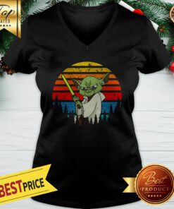 Official Baby Yoda Vintage V-neck