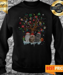 Official Cat Lover Christmas Sweatshirt