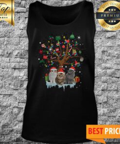 Official Cat Lover Christmas Tank Top