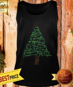 Official Christmas Tree Green Guns Tank Top