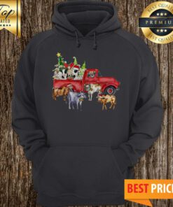 Official Cow and Car Christmas Hoodie