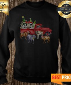 Official Cow and Car Christmas Sweatshirt