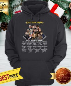 Official Doctor Who 56th Anniversary 1963-2019 Signature Hoodie