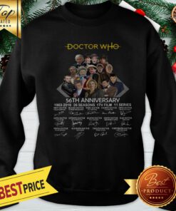 Official Doctor Who 56th Anniversary 1963-2019 Signature Sweatshirt
