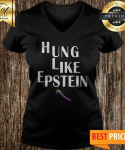 Official Eggplant Hung Like Epstein V-neck