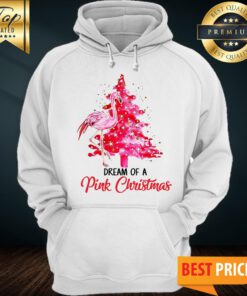 Official Flamingo Dream Of A Pink Christmas Hoodie