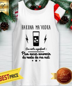 Official Hakuna Ma Vodka Tank Top