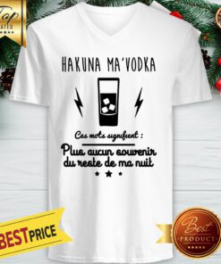 Official Hakuna Ma Vodka V-neck