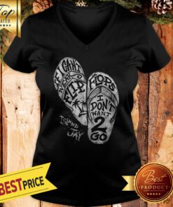 Official If I Can't Wear Flip Flops V-neck