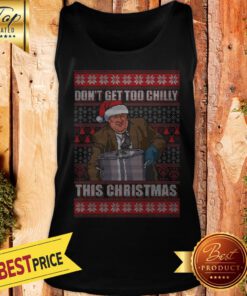 Official Kevin Malone Don’t Get Too Chilly This Christmas Ugly Tank Top